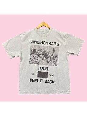 NIN Nine Inch Nails Peel It Back Tour Rock Band Tee XL
